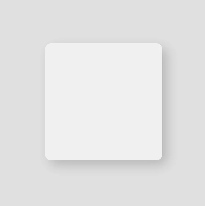 A light gray box with gray shadow effect at the bottom right sides